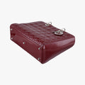Lady Dior Burgundy patent 15-BO-0141 Bレディディオール ワインレッド パテント 15-BO-0141 B