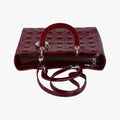 Lady Dior Burgundy patent 15-BO-0141 Bレディディオール ワインレッド パテント 15-BO-0141 B