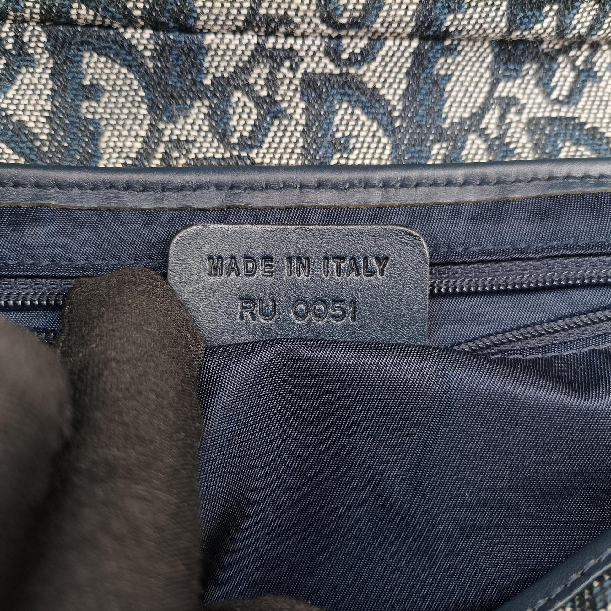 Saddle Navy×Gray Jacquard RU 0051サドル ネイビー×グレー ジャガード RU 0051