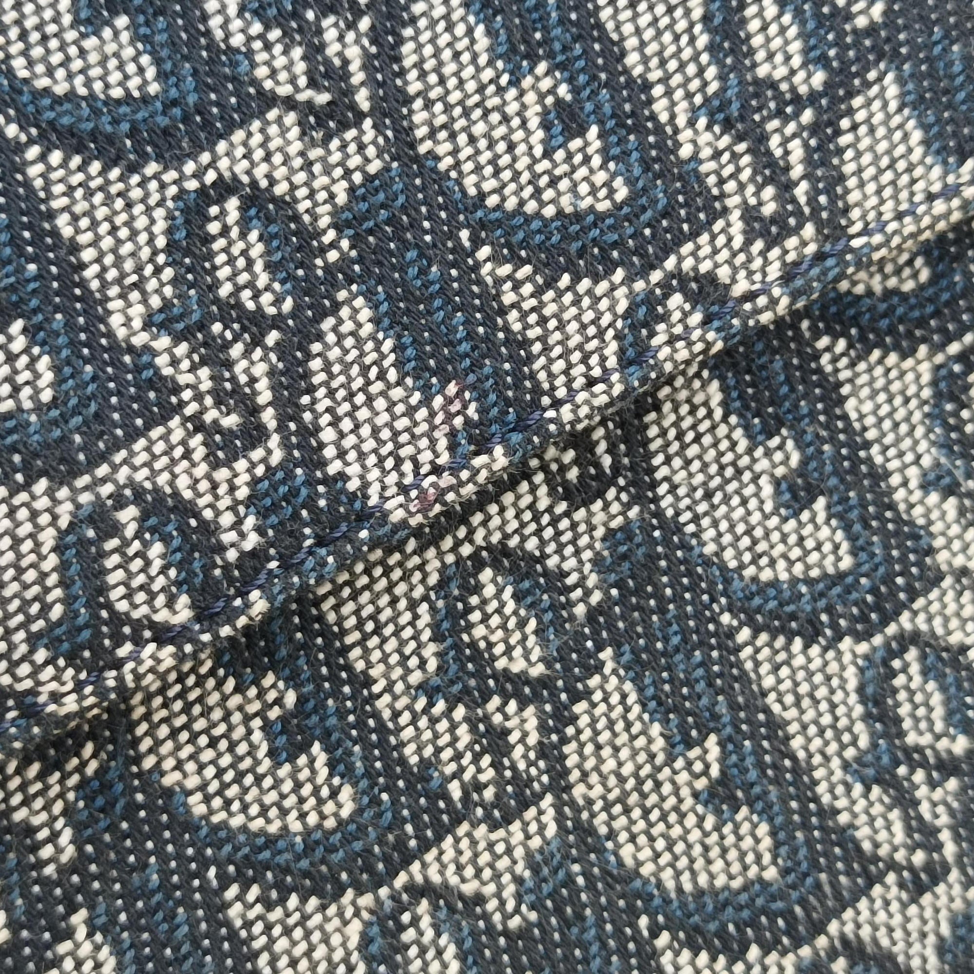 Saddle Navy×Gray Jacquard RU 0051サドル ネイビー×グレー ジャガード RU 0051