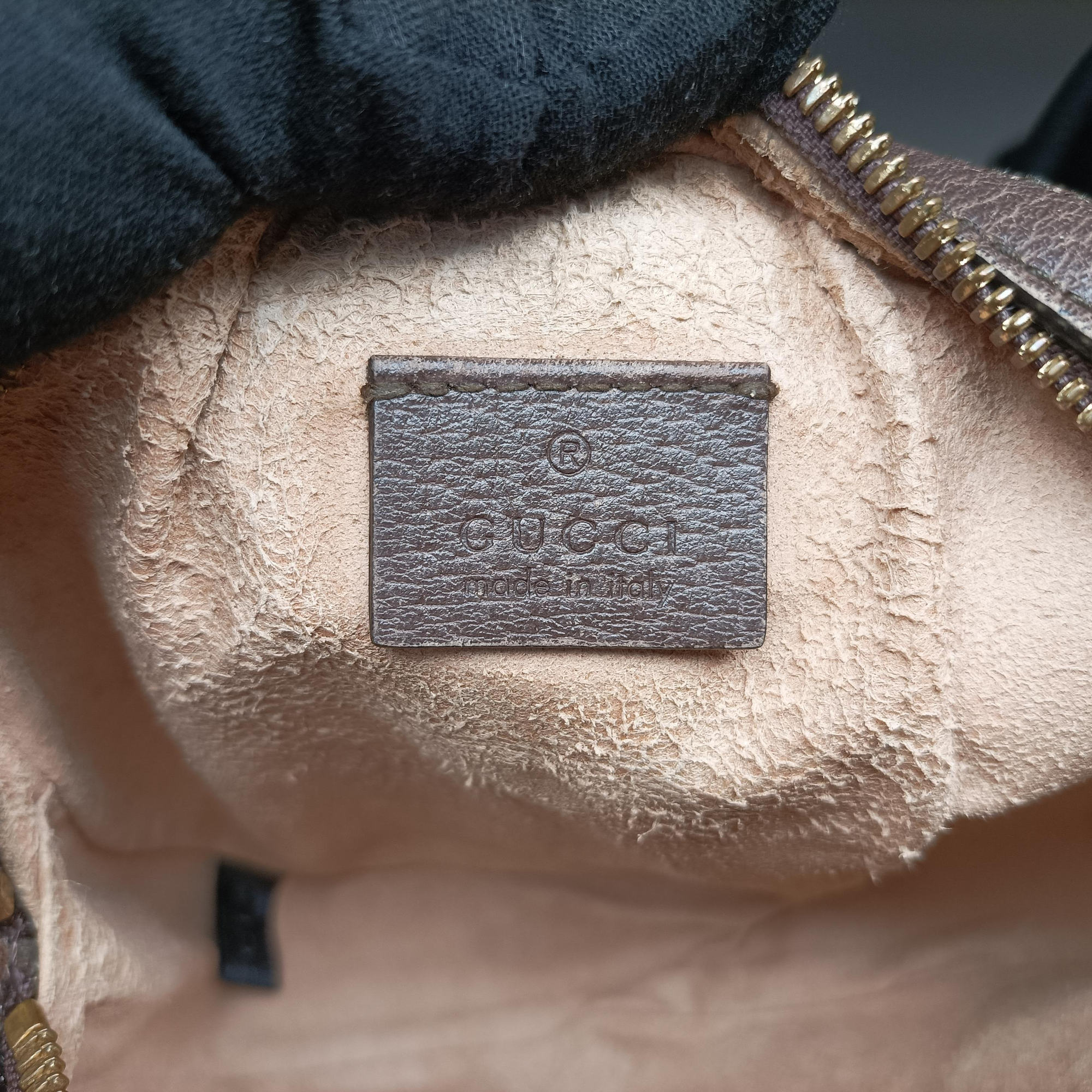 Ophidia Brown×beige×multi PVC coated canvas×Leather 550618 G027361331オフィディア ブラウン×ベージュ×マルチ PVCコーティングキャンバス×レザー 550618 G027361331