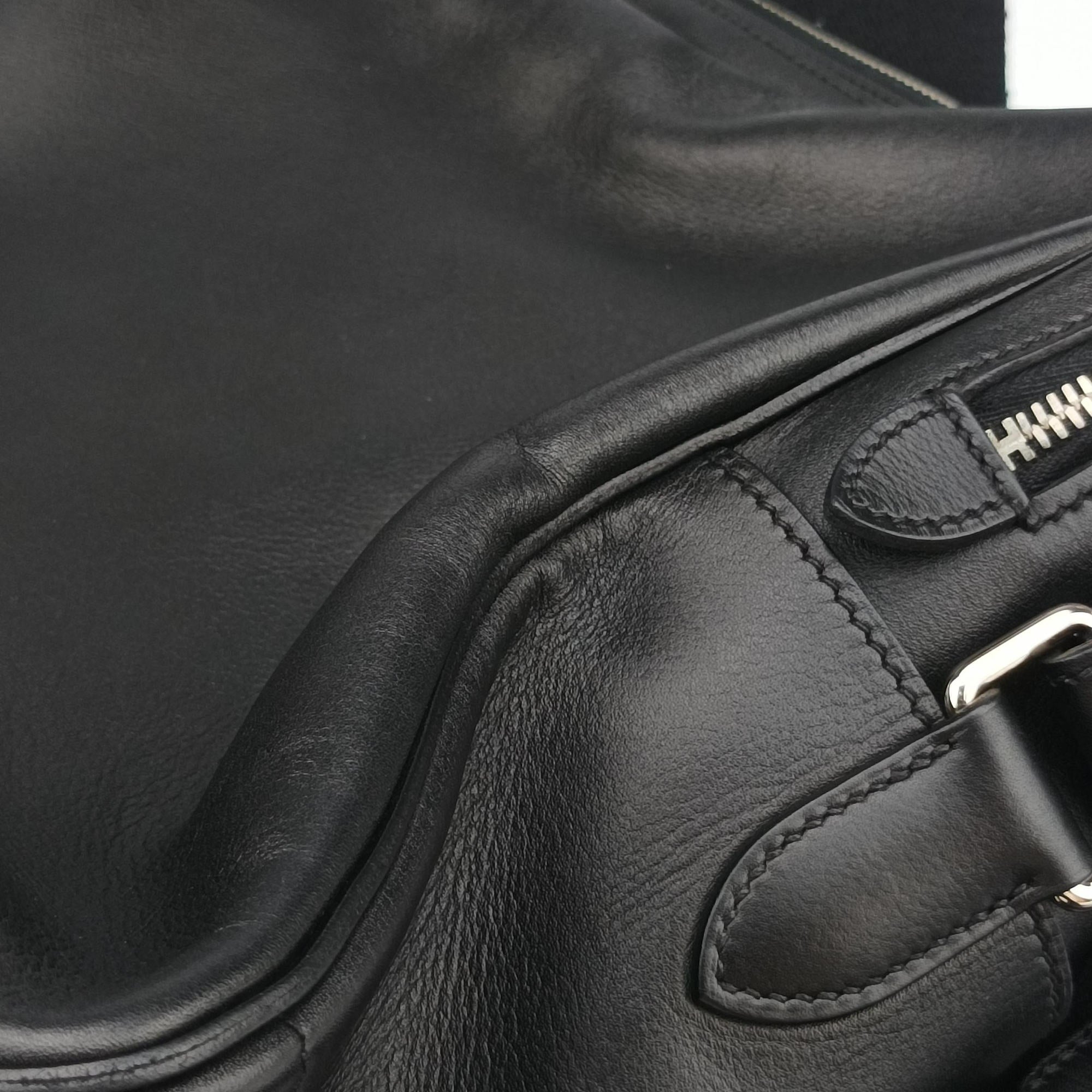 Hebdo Reporter Black Evergrain Leather P▢22Lエブド・リポーター ブラック エヴァーグレインレザー P▢22L