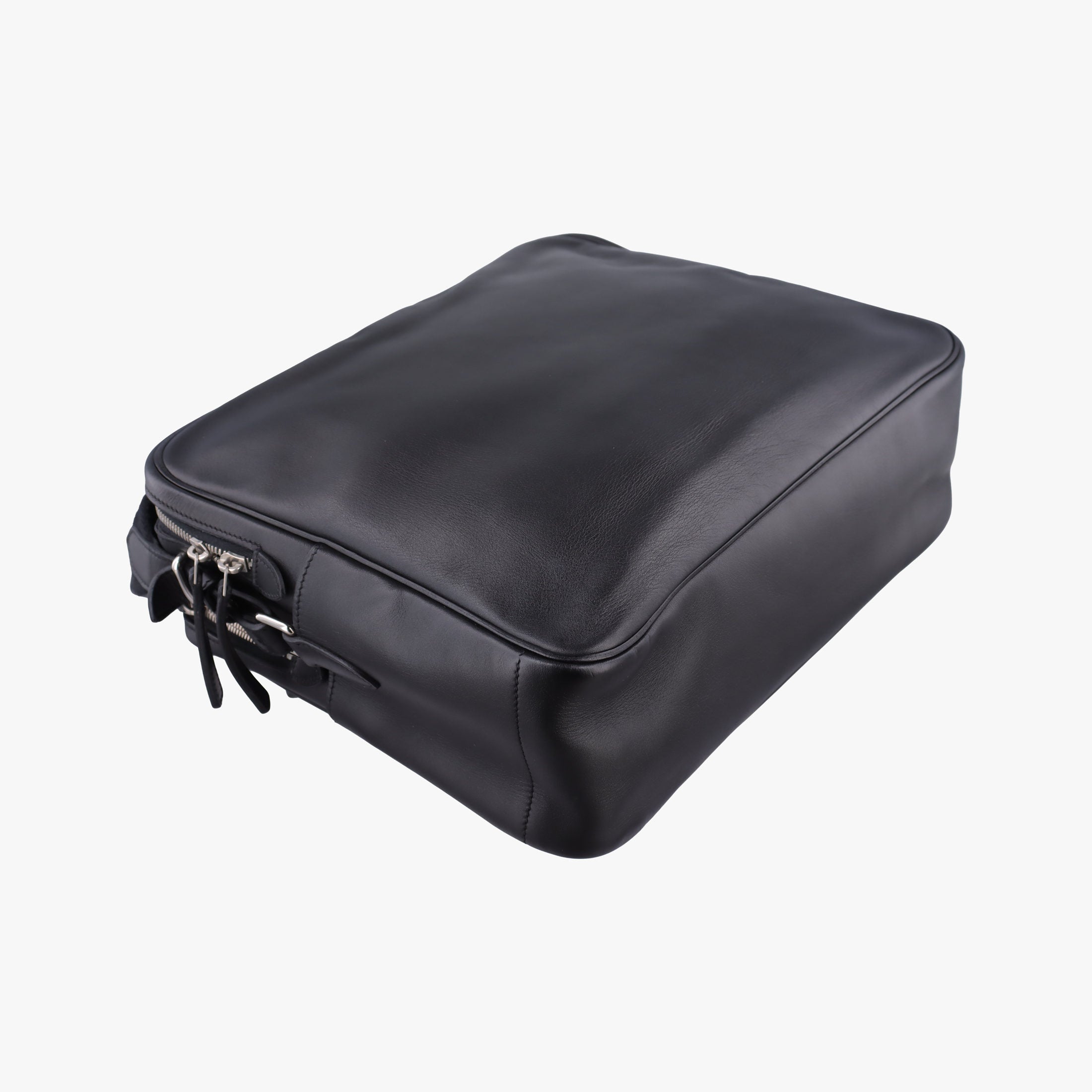 Hebdo Reporter Black Evergrain Leather P▢22Lエブド・リポーター ブラック エヴァーグレインレザー P▢22L