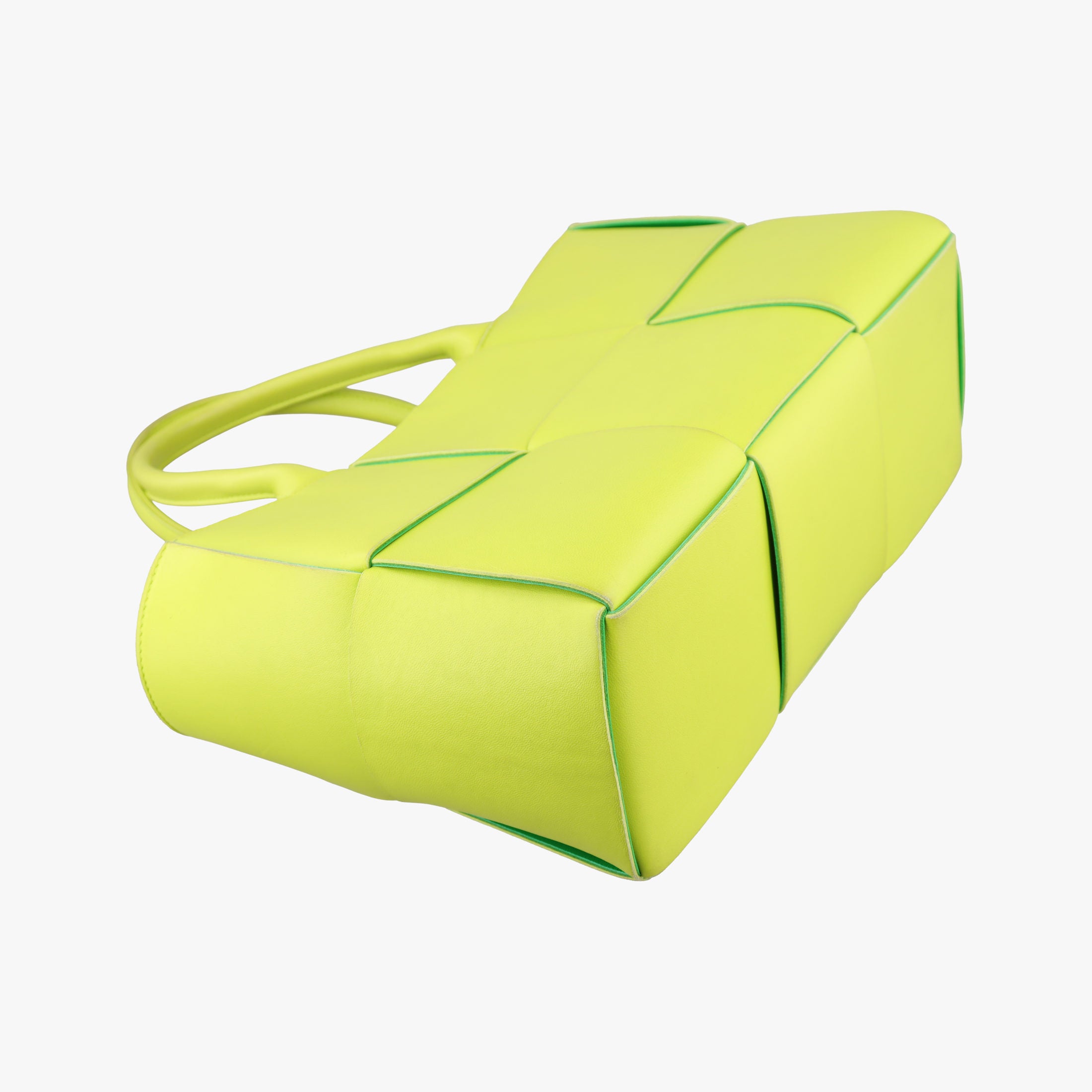 THE ARCO Tote Yellow lambskin B09904213Wスモールザ アルコトート イエロー ラムスキン B09904213W