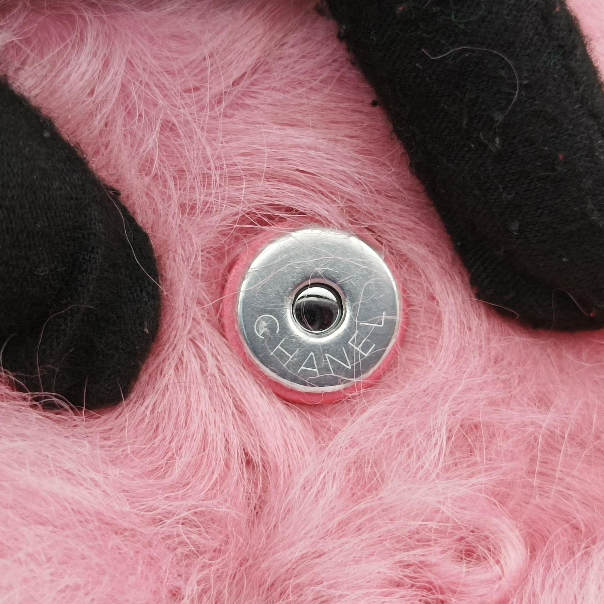 Shearling CC Hook Card Holder Pink wool AP2397 31607906シアリングCCフックカードホルダー ピンク ウール AP2397 31607906