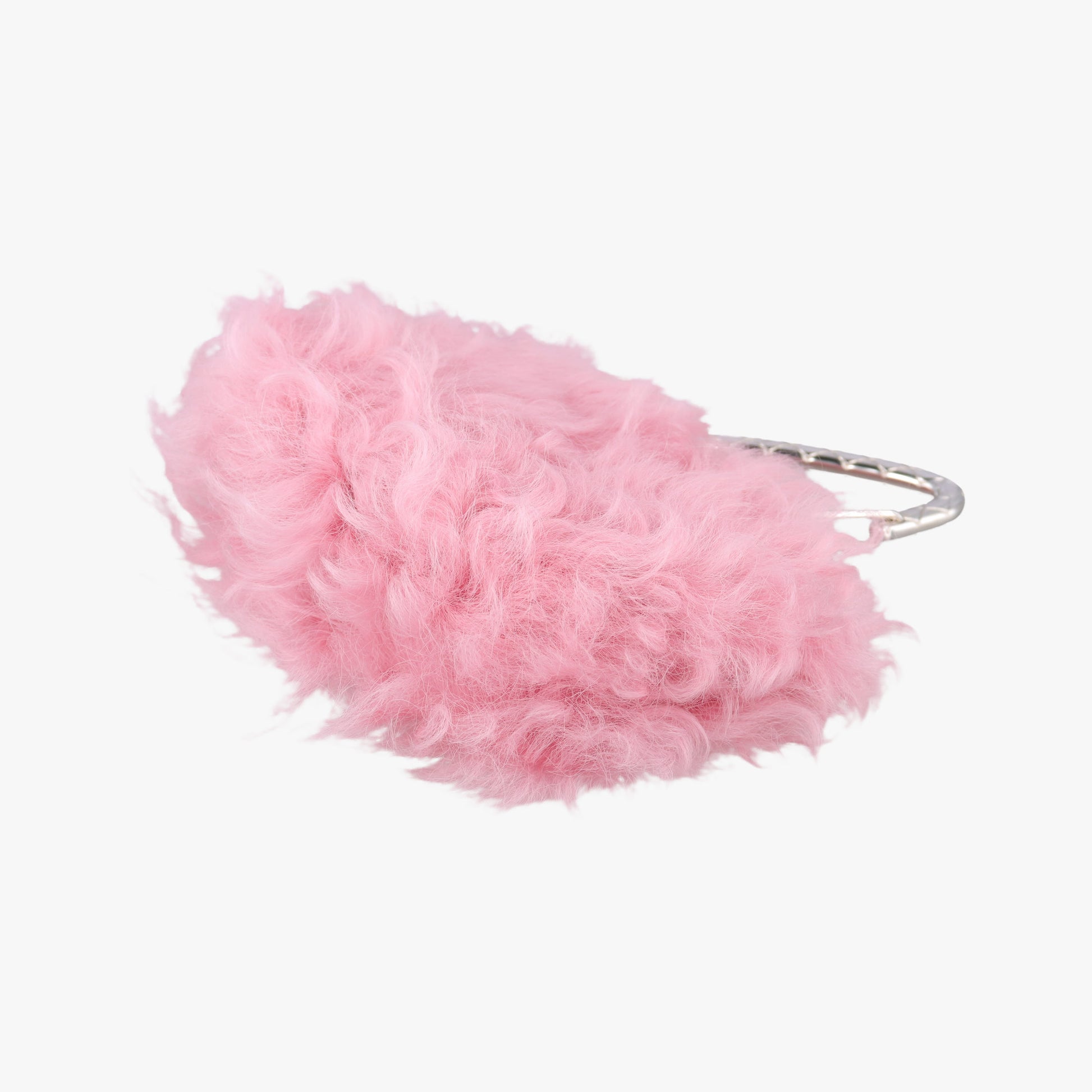 Shearling CC Hook Card Holder Pink wool AP2397 31607906シアリングCCフックカードホルダー ピンク ウール AP2397 31607906