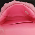 Shearling CC Hook Card Holder Pink wool AP2397 31607906シアリングCCフックカードホルダー ピンク ウール AP2397 31607906
