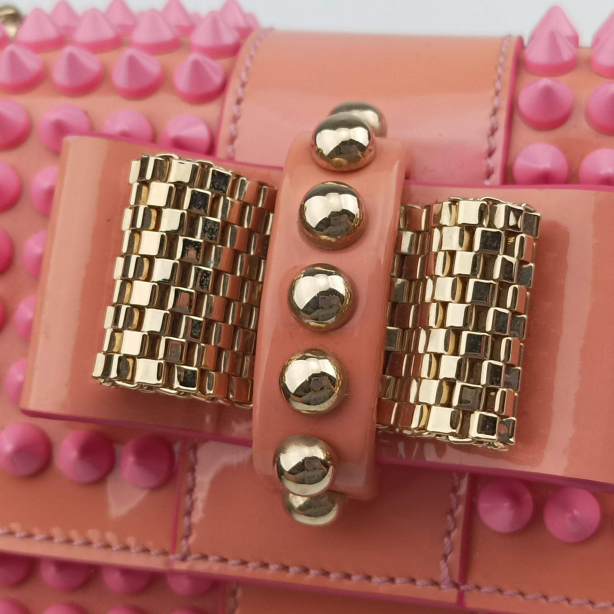 Sweet Charity Scarabe Spike Pink Leather スイート チャリティー スカラベ スパイク ピンク レザー 