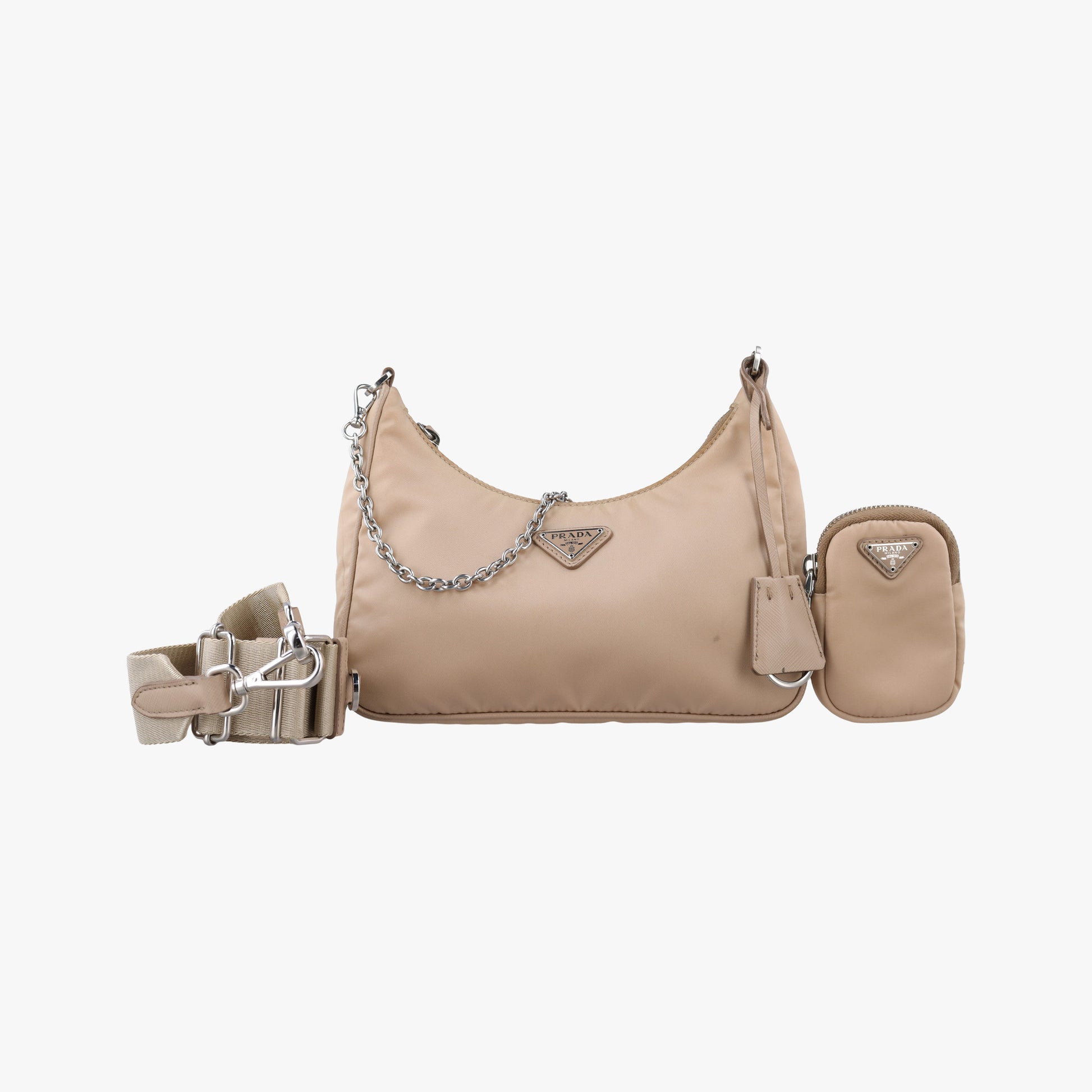 Re-Edition 2005 Re-Nylon Beige nylon 1BH204 180/Gリエディション 2005 リナイロン ベージュ ナイロン 1BH204 180/G