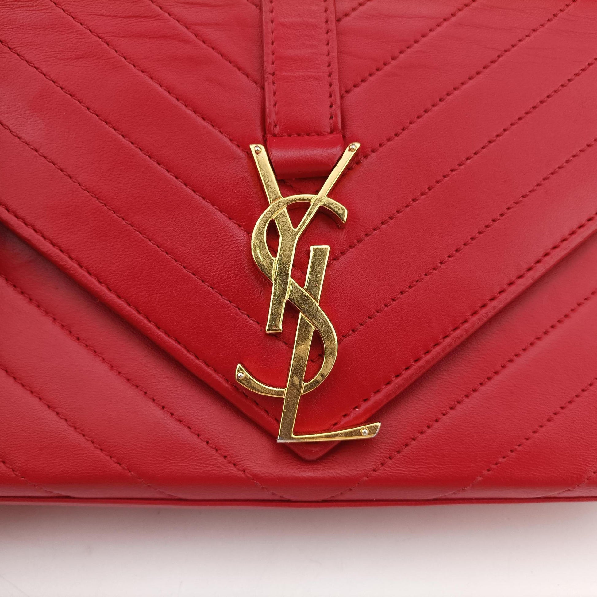 Monogram Envelope Red Leather 381668 VLR381668.0115モノグラム エンヴェロップ レッド レザー 381668 VLR381668.0115