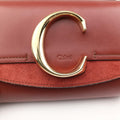 Chloe C Brown Leather × Suede 02-19-63-65クロエC ブラウン レザー×スエード 02-19-63-65