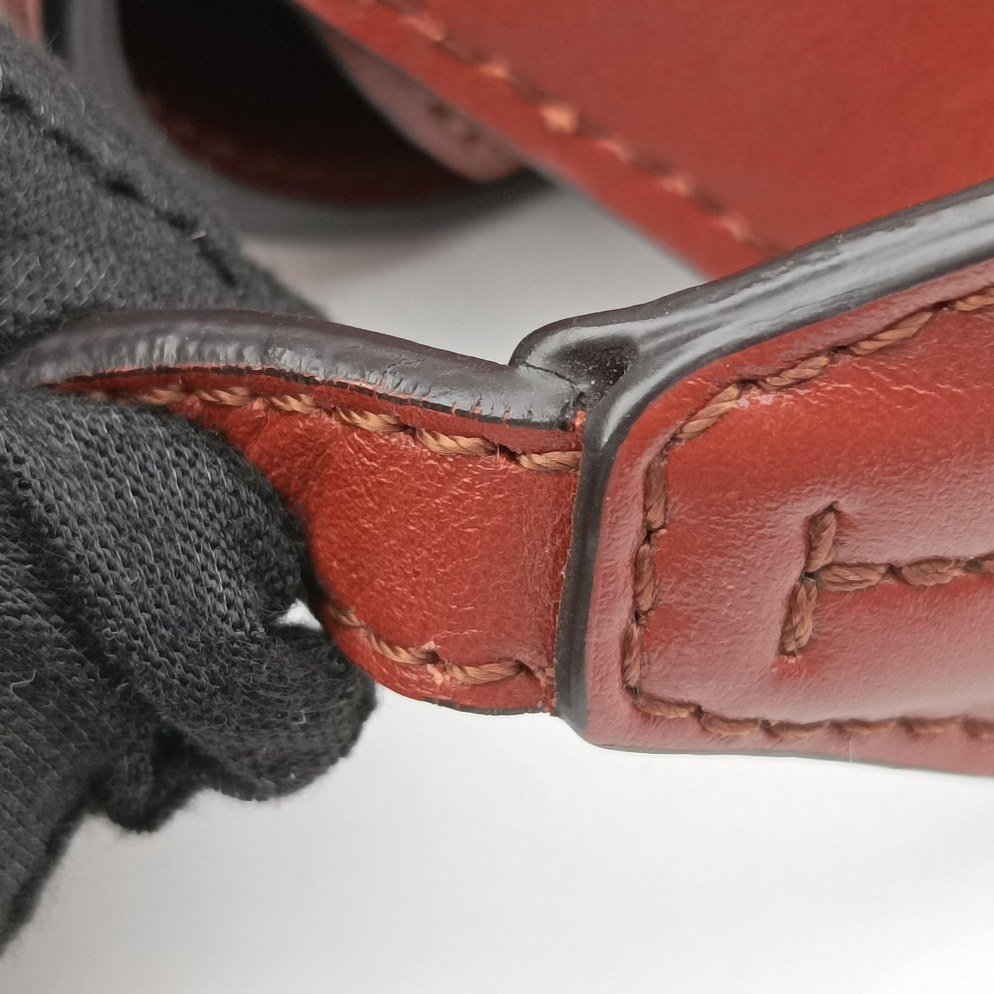 Chloe C Brown Leather × Suede 02-19-63-65クロエC ブラウン レザー×スエード 02-19-63-65