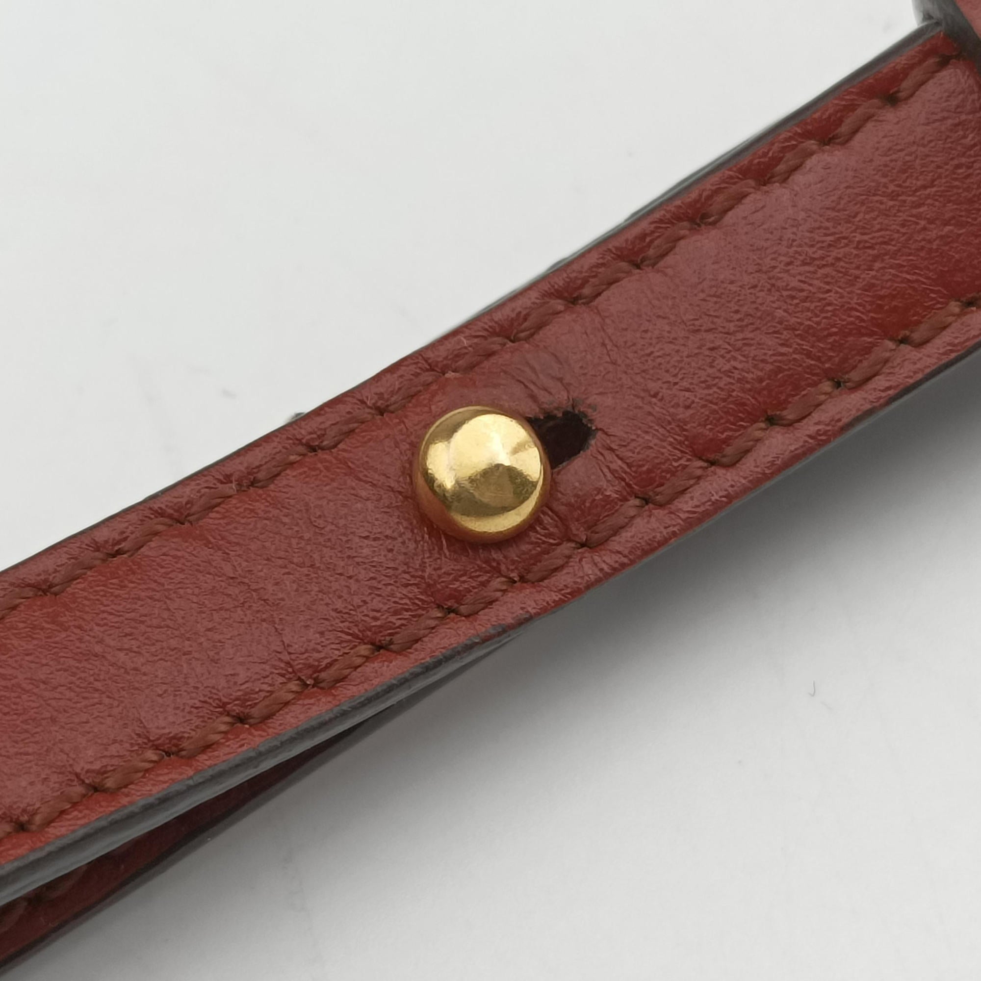 Chloe C Brown Leather × Suede 02-19-63-65クロエC ブラウン レザー×スエード 02-19-63-65