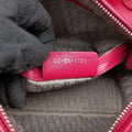 Lady Dior Rose lambskin 02-BN-1101レディディオール ローズ レッド ラムスキン 02-BN-1101