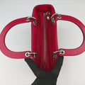 Lady Dior Rose lambskin 02-BN-1101レディディオール ローズ レッド ラムスキン 02-BN-1101