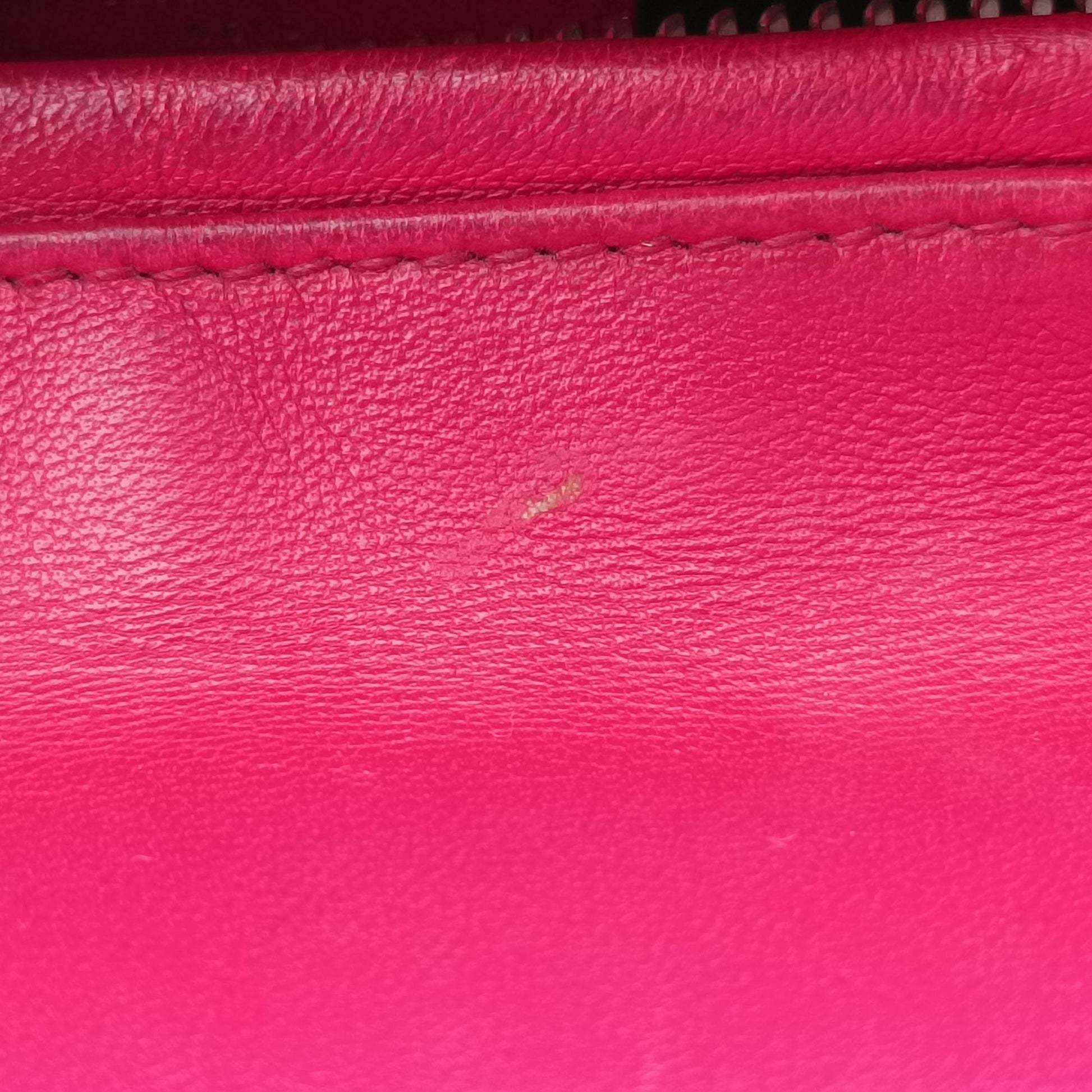 Lady Dior Rose lambskin 02-BN-1101レディディオール ローズ レッド ラムスキン 02-BN-1101