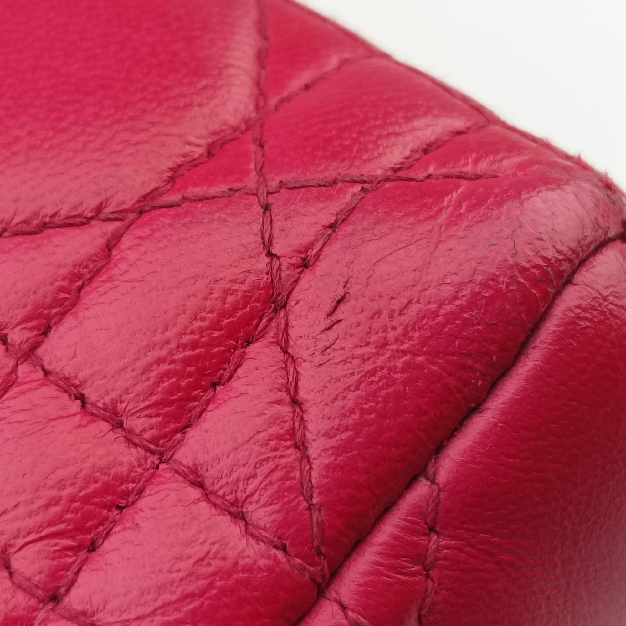 Lady Dior Rose lambskin 02-BN-1101レディディオール ローズ レッド ラムスキン 02-BN-1101