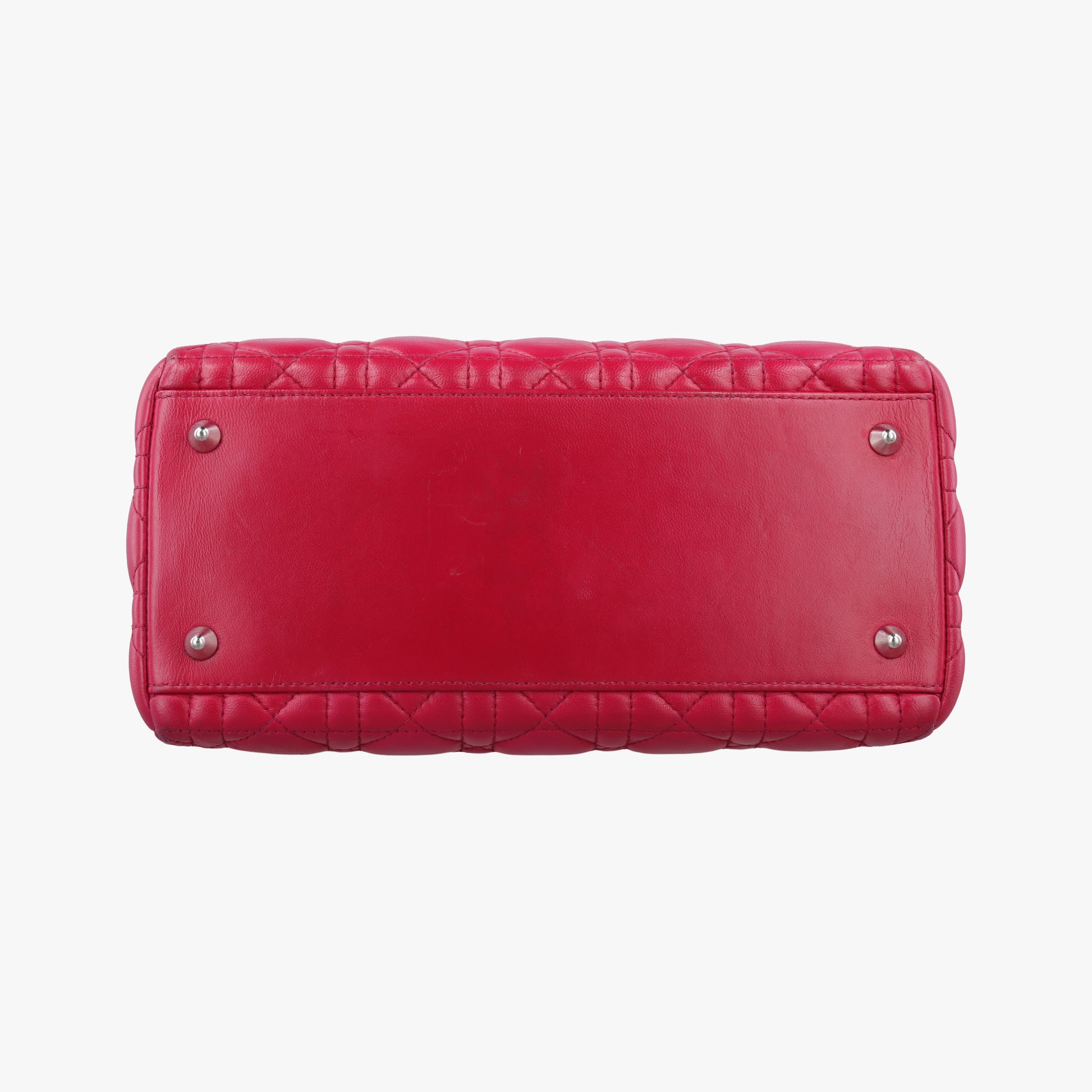 Lady Dior Rose lambskin 02-BN-1101レディディオール ローズ レッド ラムスキン 02-BN-1101