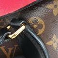TUILERIES tote Brown×Coquelicot Monogram Canvas×calf leather M43795 AA2108テュイルリートート モノグラム/ブラウン×コクリコ モノグラムキャンバス×カーフレザー M43795 AA2108
