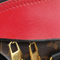 TUILERIES tote Brown×Coquelicot Monogram Canvas×calf leather M43795 AA2108テュイルリートート モノグラム/ブラウン×コクリコ モノグラムキャンバス×カーフレザー M43795 AA2108