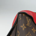 TUILERIES tote Brown×Coquelicot Monogram Canvas×calf leather M43795 AA2108テュイルリートート モノグラム/ブラウン×コクリコ モノグラムキャンバス×カーフレザー M43795 AA2108