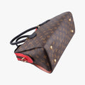 TUILERIES tote Brown×Coquelicot Monogram Canvas×calf leather M43795 AA2108テュイルリートート モノグラム/ブラウン×コクリコ モノグラムキャンバス×カーフレザー M43795 AA2108