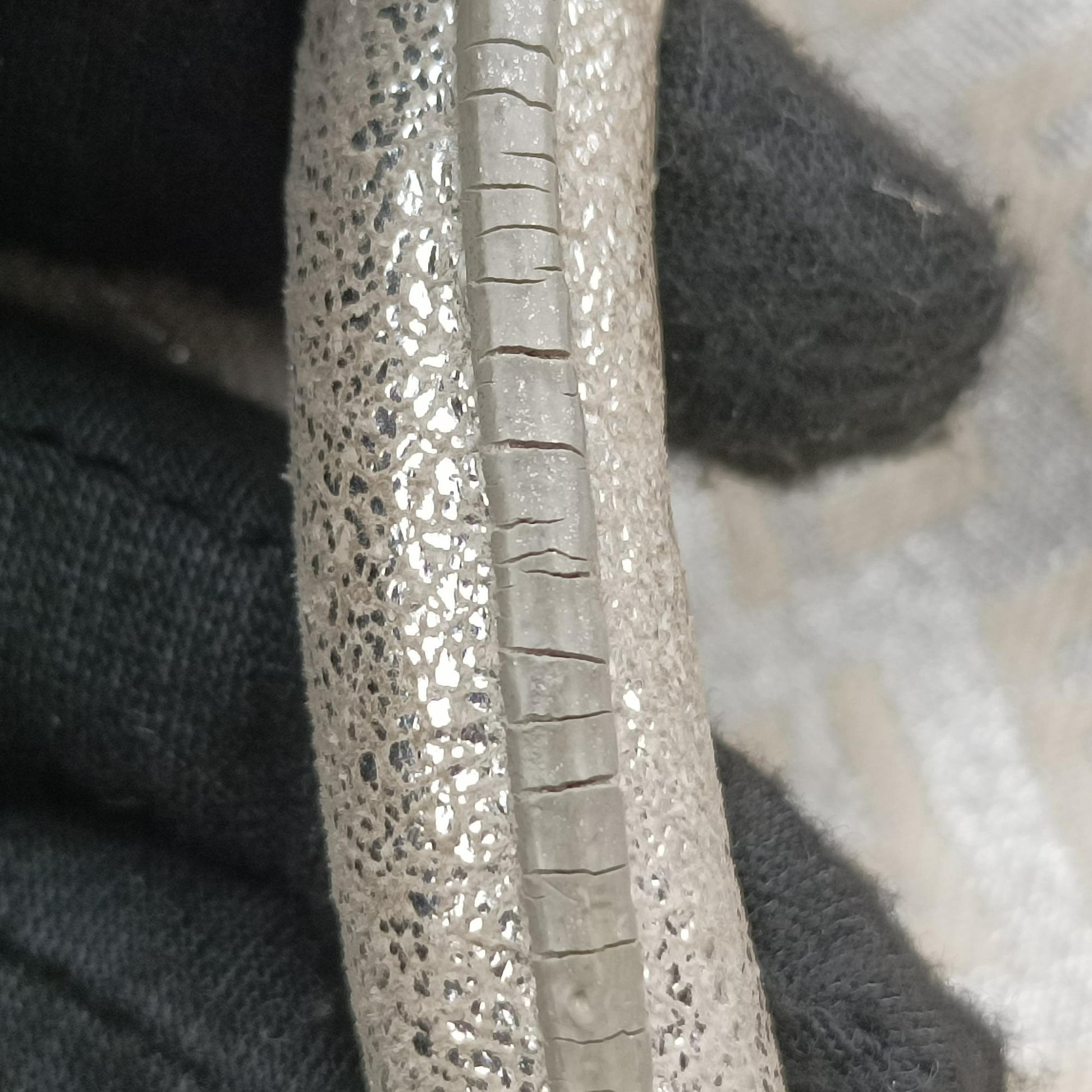 Zucchino Glitter Logo Silver canvas 8BL068 Lot number unknownスパンコールイエローグラデーション シルバー キャンバス 8BL068 製番不明