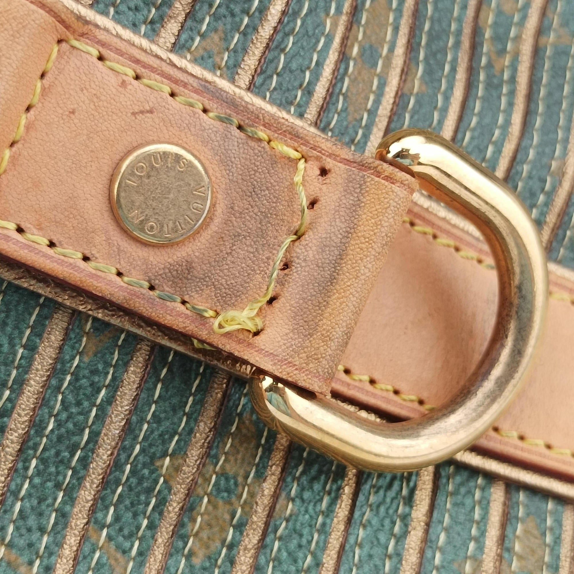 Neo Khaki×Green Monogram Eden×calf leather M40355 AR0190ネオ カーキ×グリーン モノグラム エデン×カーフレザー M40355 AR0190