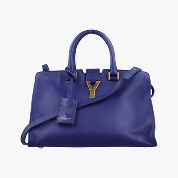 Y Ligne Petit Cabas Blue Leather 311210 311210.527066Yライン プチカバス ブルー レザー 311210 311210.527066