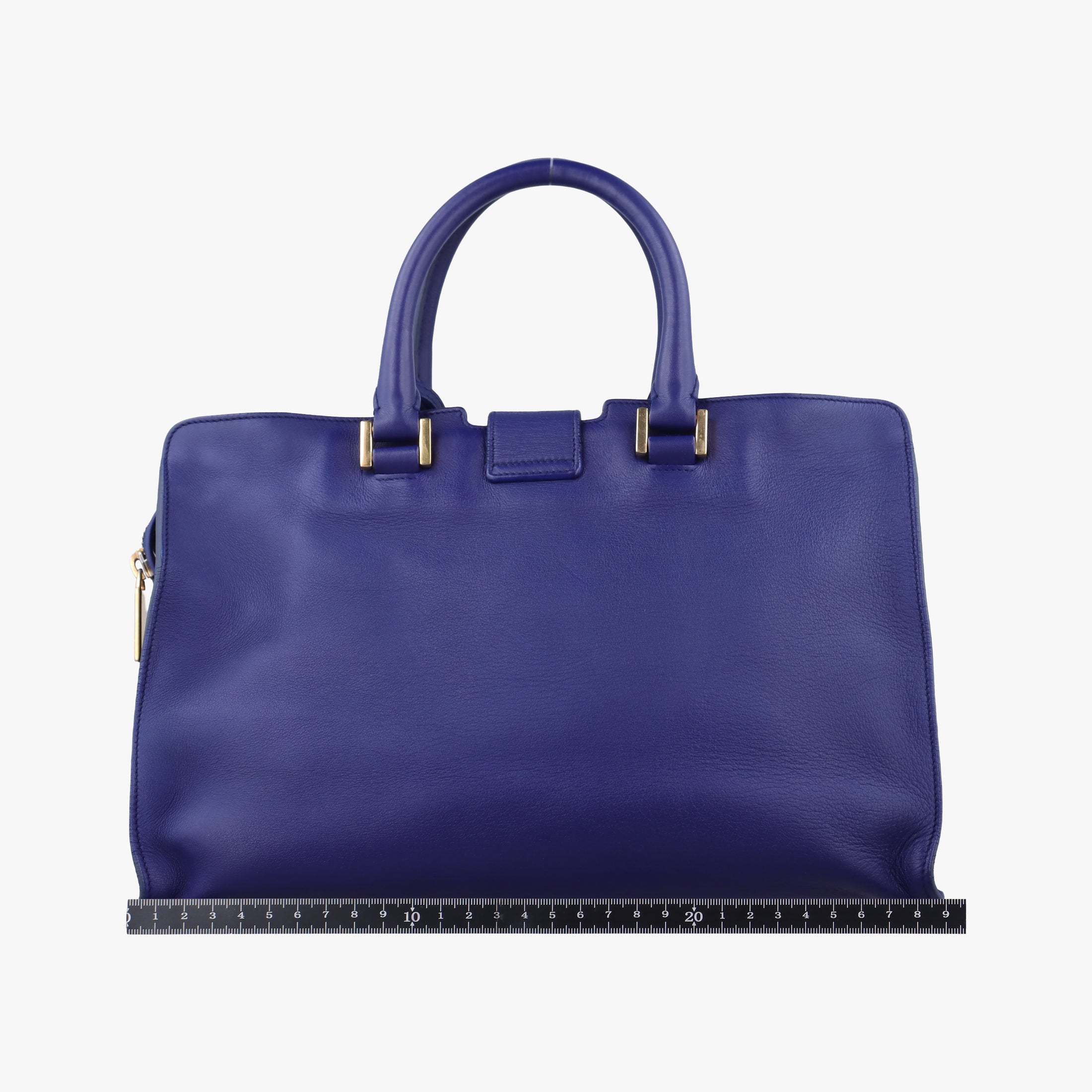 Y Ligne Petit Cabas Blue Leather 311210 311210.527066Yライン プチカバス ブルー レザー 311210 311210.527066