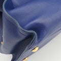 Y Ligne Petit Cabas Blue Leather 311210 311210.527066Yライン プチカバス ブルー レザー 311210 311210.527066