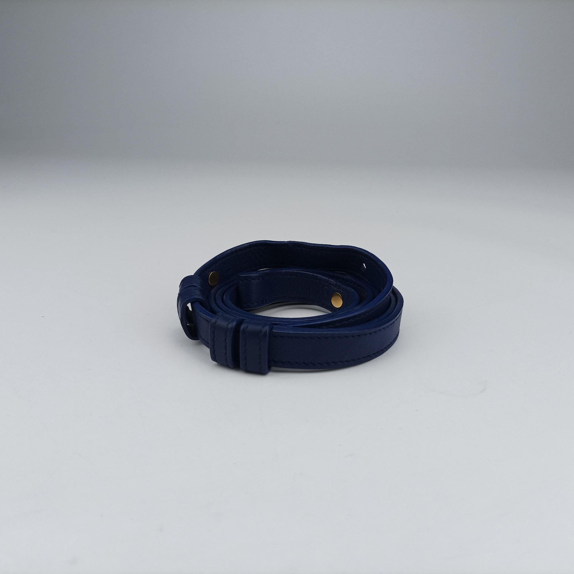 Y Ligne Petit Cabas Blue Leather 311210 311210.527066Yライン プチカバス ブルー レザー 311210 311210.527066