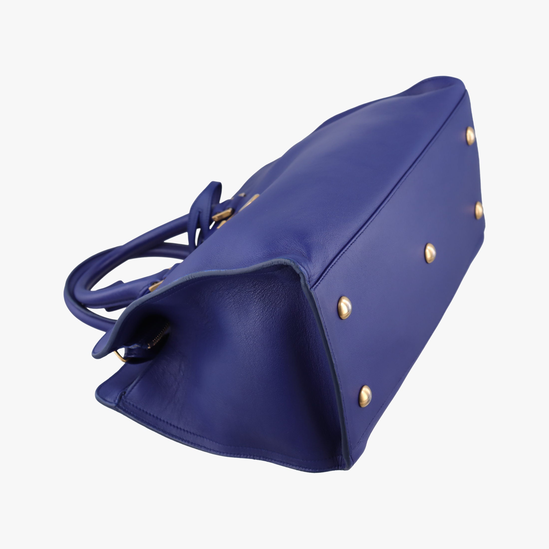 Y Ligne Petit Cabas Blue Leather 311210 311210.527066Yライン プチカバス ブルー レザー 311210 311210.527066