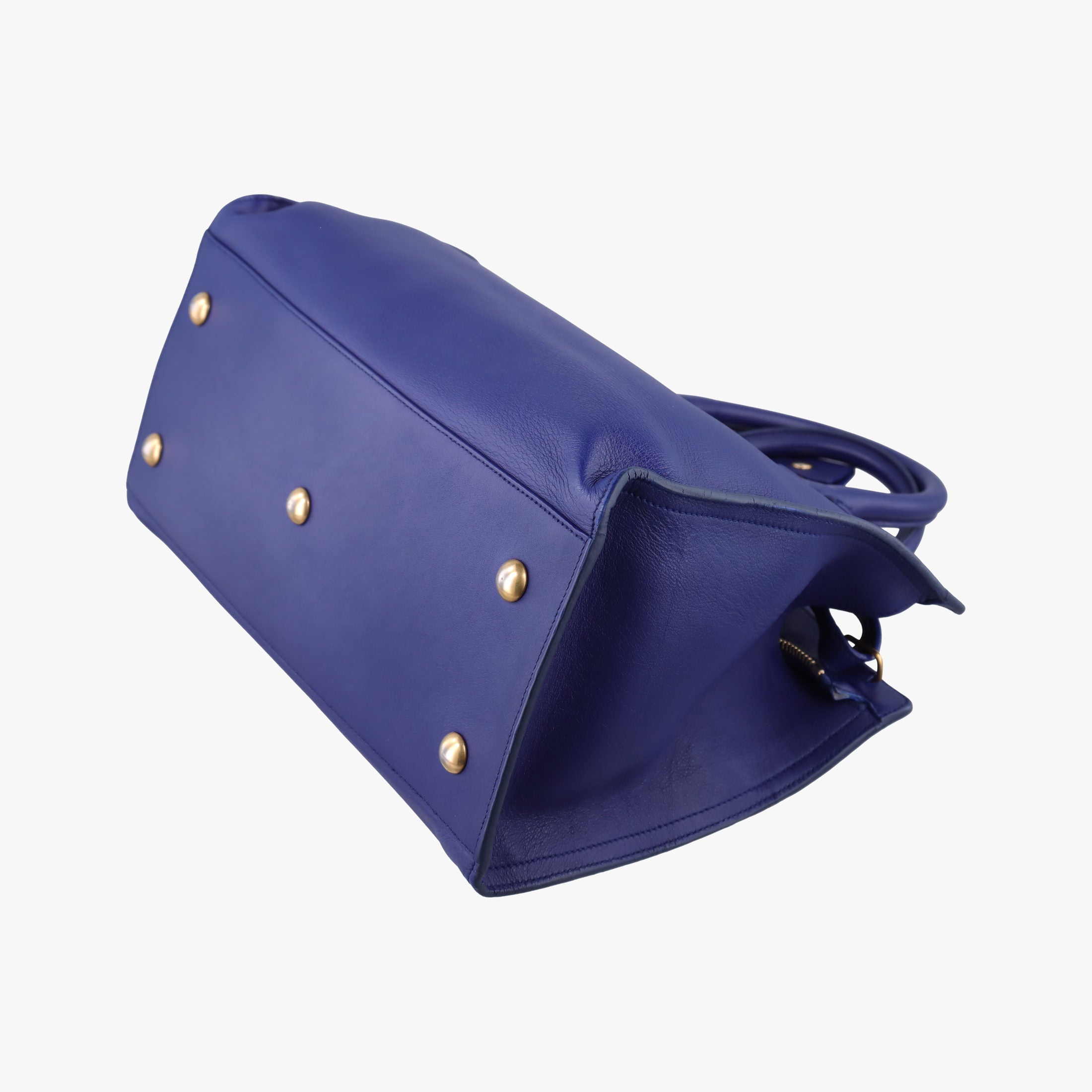 Y Ligne Petit Cabas Blue Leather 311210 311210.527066Yライン プチカバス ブルー レザー 311210 311210.527066