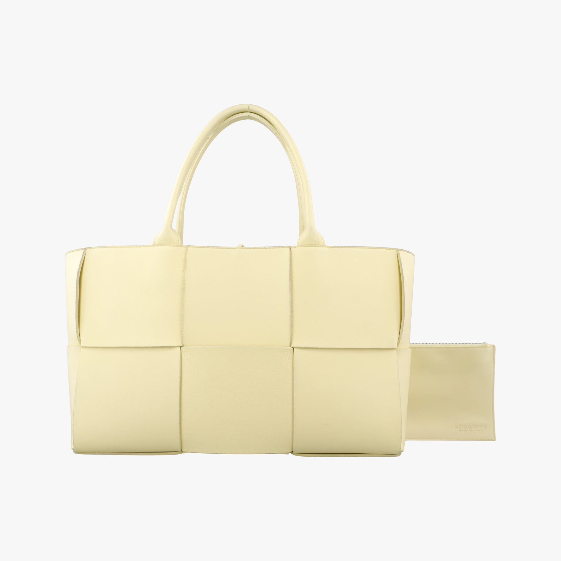 THE ARCO Tote small Yellow lambskin B09329458T IC Chipスモールザ アルコトート イエロー ラムスキン B09329458T ICチップ