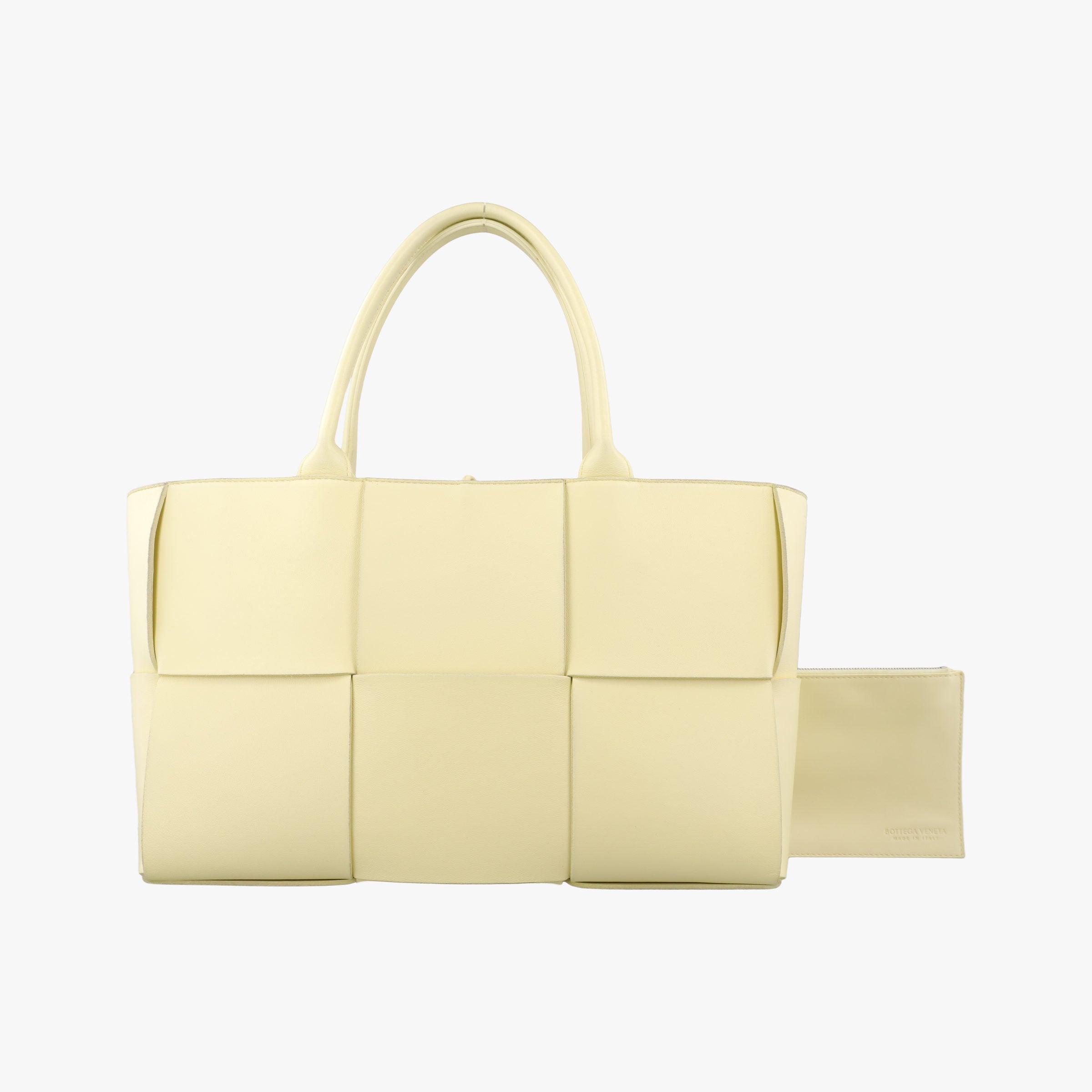 THE ARCO Tote small Yellow lambskin B09329458T IC Chipスモールザ アルコトート イエロー ラムスキン B09329458T ICチップ