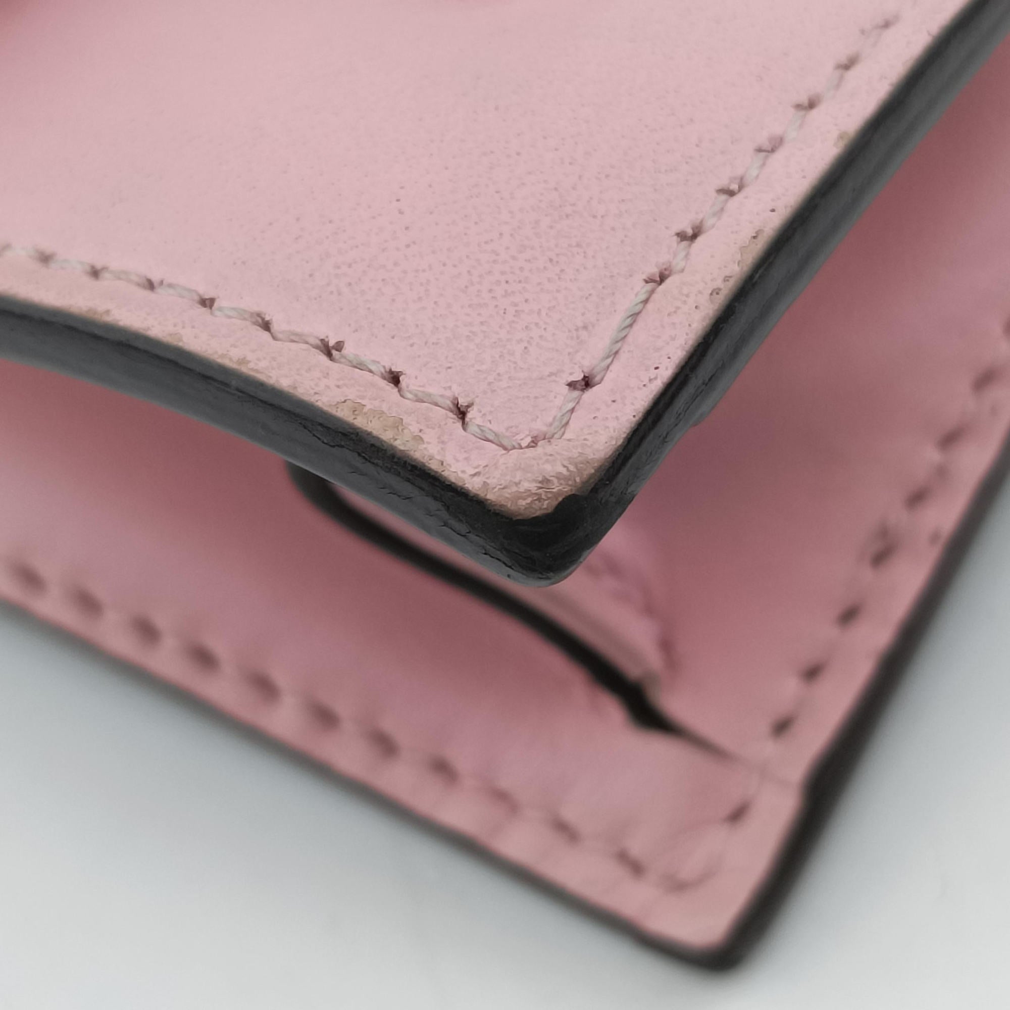 Portefeuille FLORE Chain brown×ROSE BALLERIN Monogram Canvas×calf leather M67405 SN0270ポルトフォイユ フロール チェーン モノグラム/ブラウン×ローズバレリーヌ モノグラムキャンバス×カーフレザー M67405 SN0270