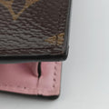 Portefeuille FLORE Chain brown×ROSE BALLERIN Monogram Canvas×calf leather M67405 SN0270ポルトフォイユ フロール チェーン モノグラム/ブラウン×ローズバレリーヌ モノグラムキャンバス×カーフレザー M67405 SN0270