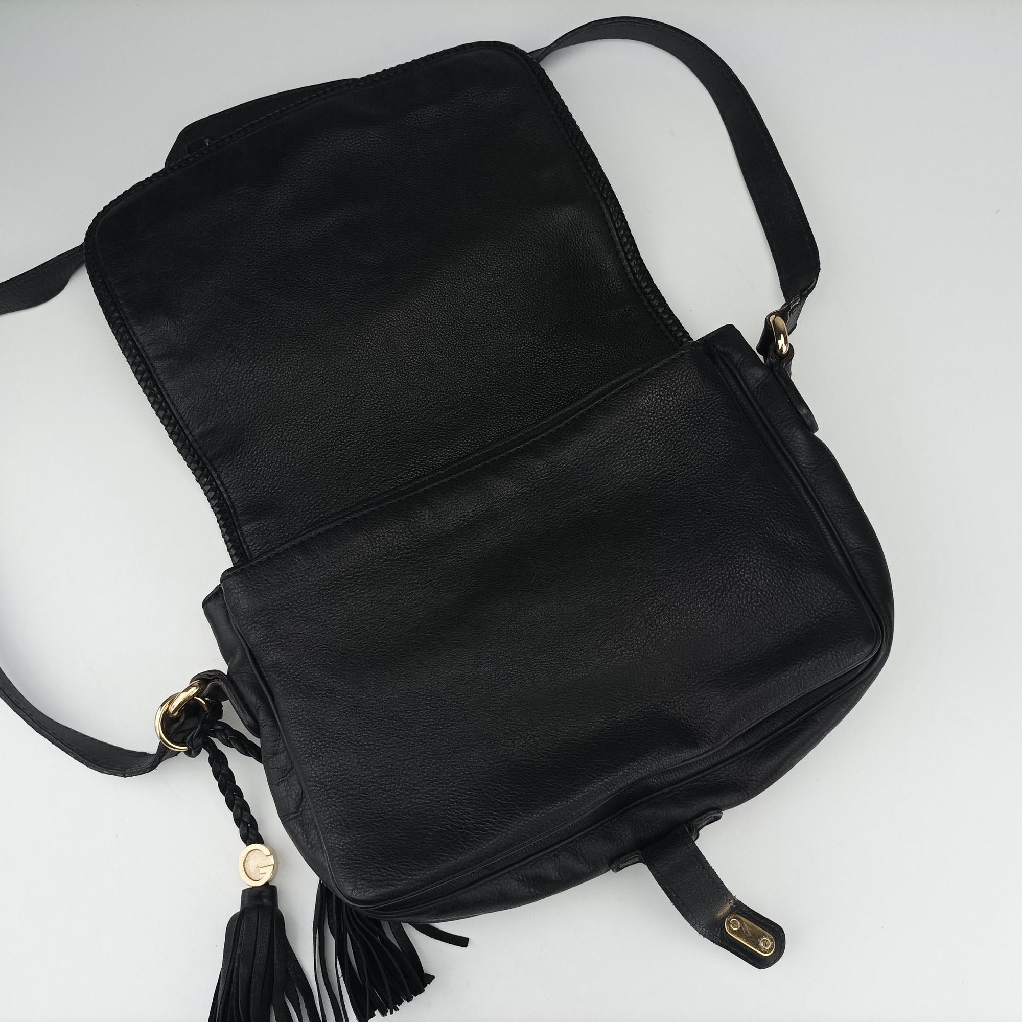 Marrakech Messenger Black Leather 357024 B9507372マラケシュ メッセンジャー ブラック レザー 357024 B9507372