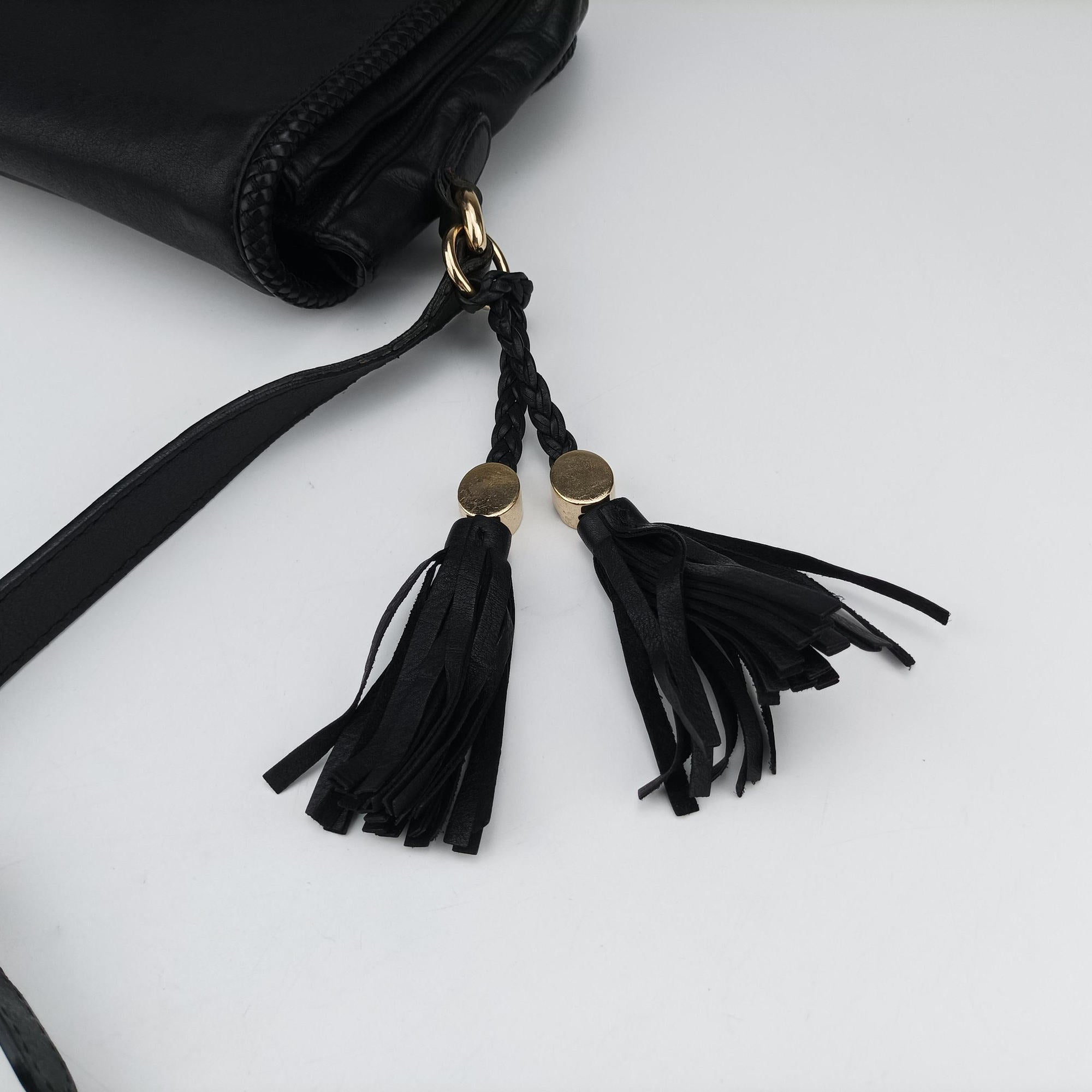 Marrakech Messenger Black Leather 357024 B9507372マラケシュ メッセンジャー ブラック レザー 357024 B9507372
