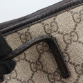 GG Supreme Brown PVC coated canvas×Leather 353437 G018344562GGスプリーム ブラウン PVCコーティングキャンバス×レザー 353437 G018344562