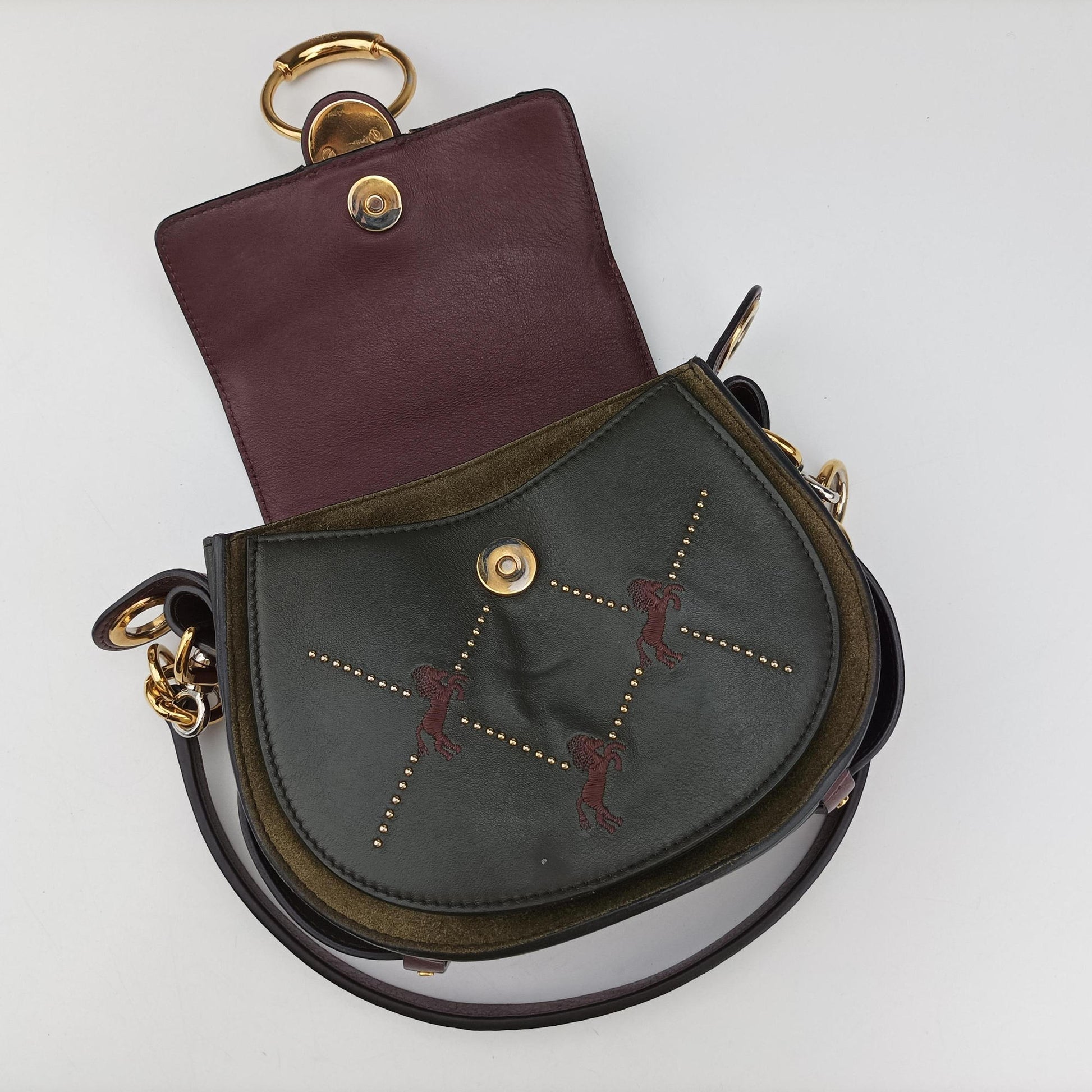 Tess Green × Bordeaux Leather × Suede 04 16 70 65テス グリーン × ボルドー レザー × スエード 04 16 70 65