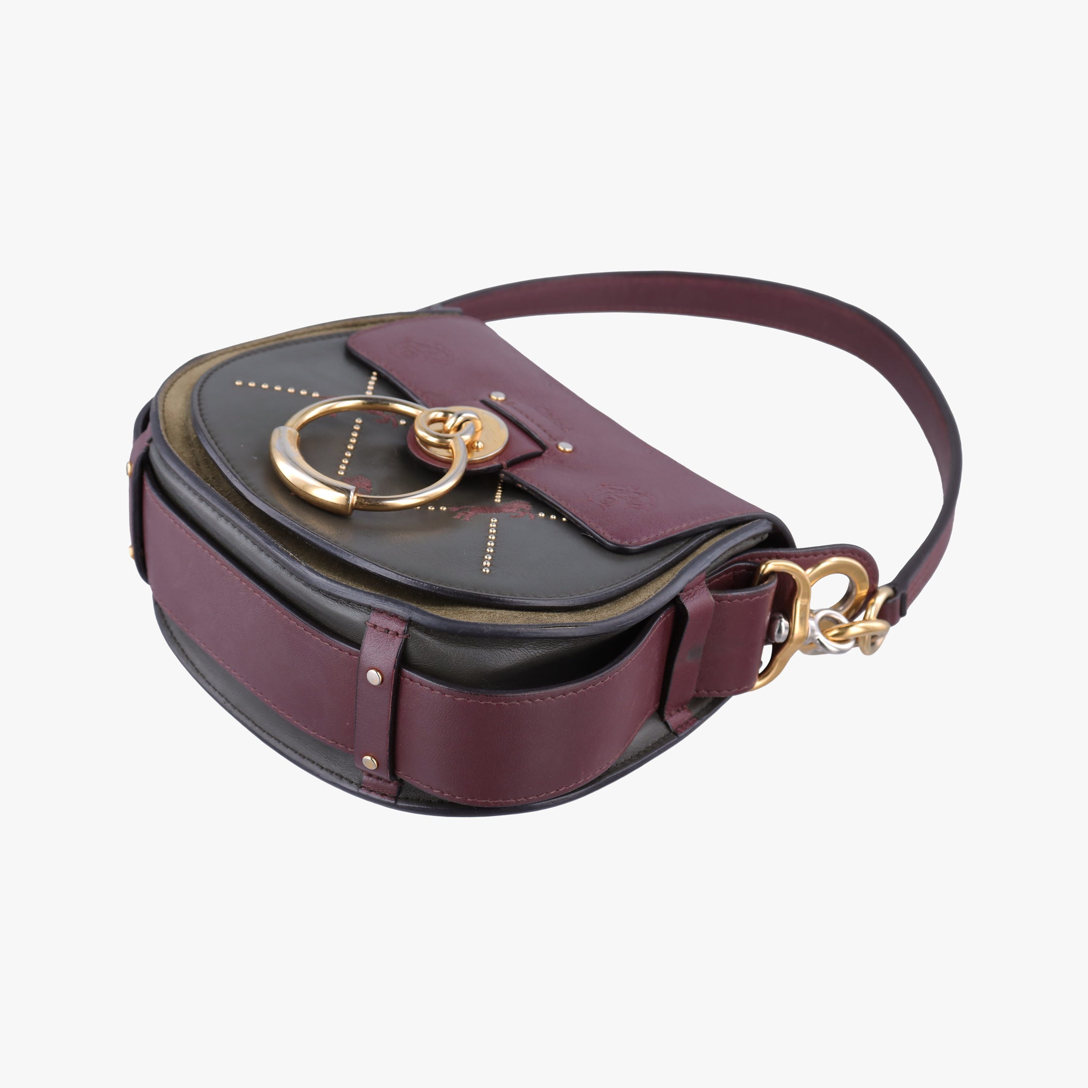 Tess Green × Bordeaux Leather × Suede 04 16 70 65テス グリーン × ボルドー レザー × スエード 04 16 70 65