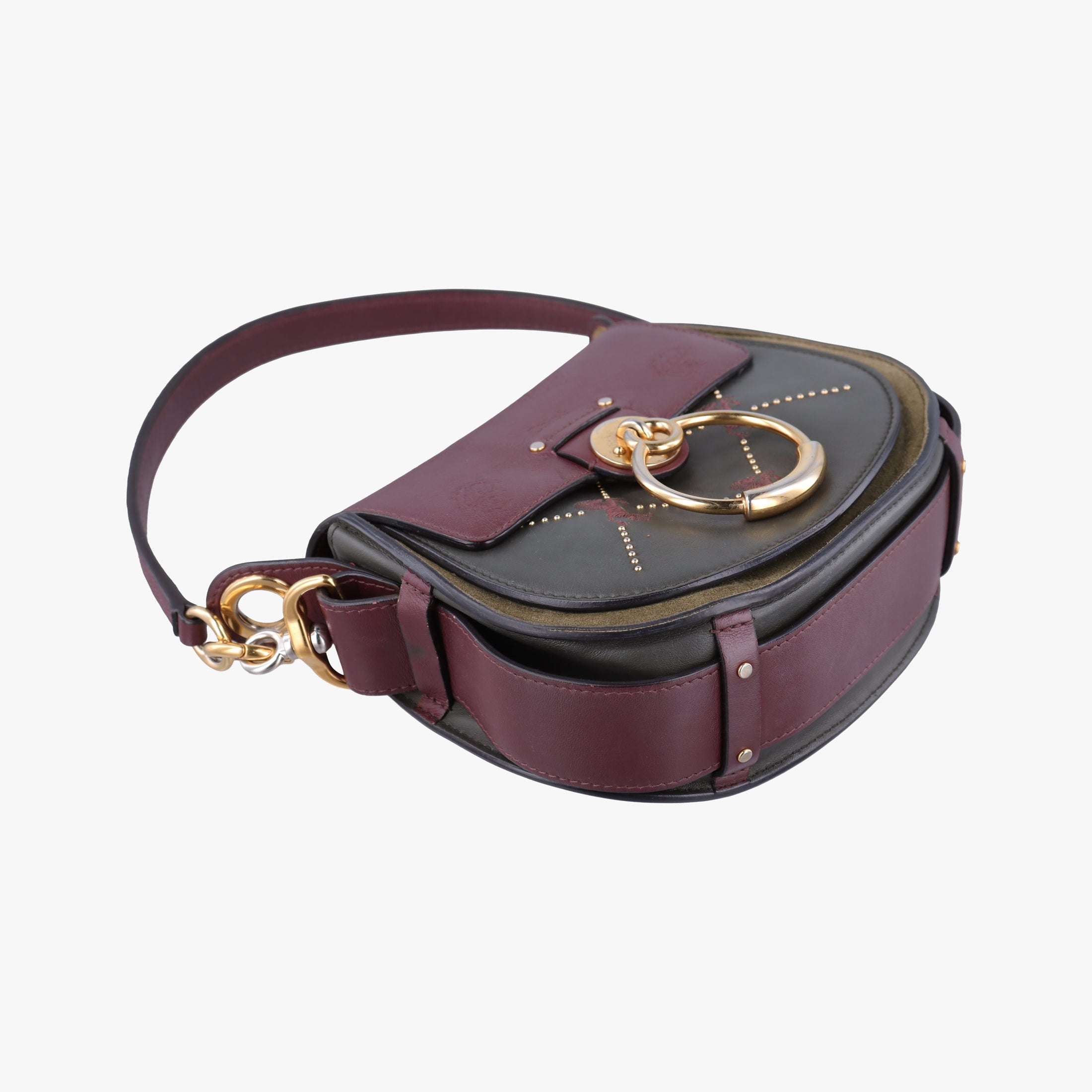 Tess Green × Bordeaux Leather × Suede 04 16 70 65テス グリーン × ボルドー レザー × スエード 04 16 70 65