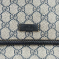 GG Plus Messenger beige×navy PVC coated canvas 201732 H6461988GGプラス メッセンジャー ベージュ×ネイビー PVCコーティングキャンバス 201732 H6461988