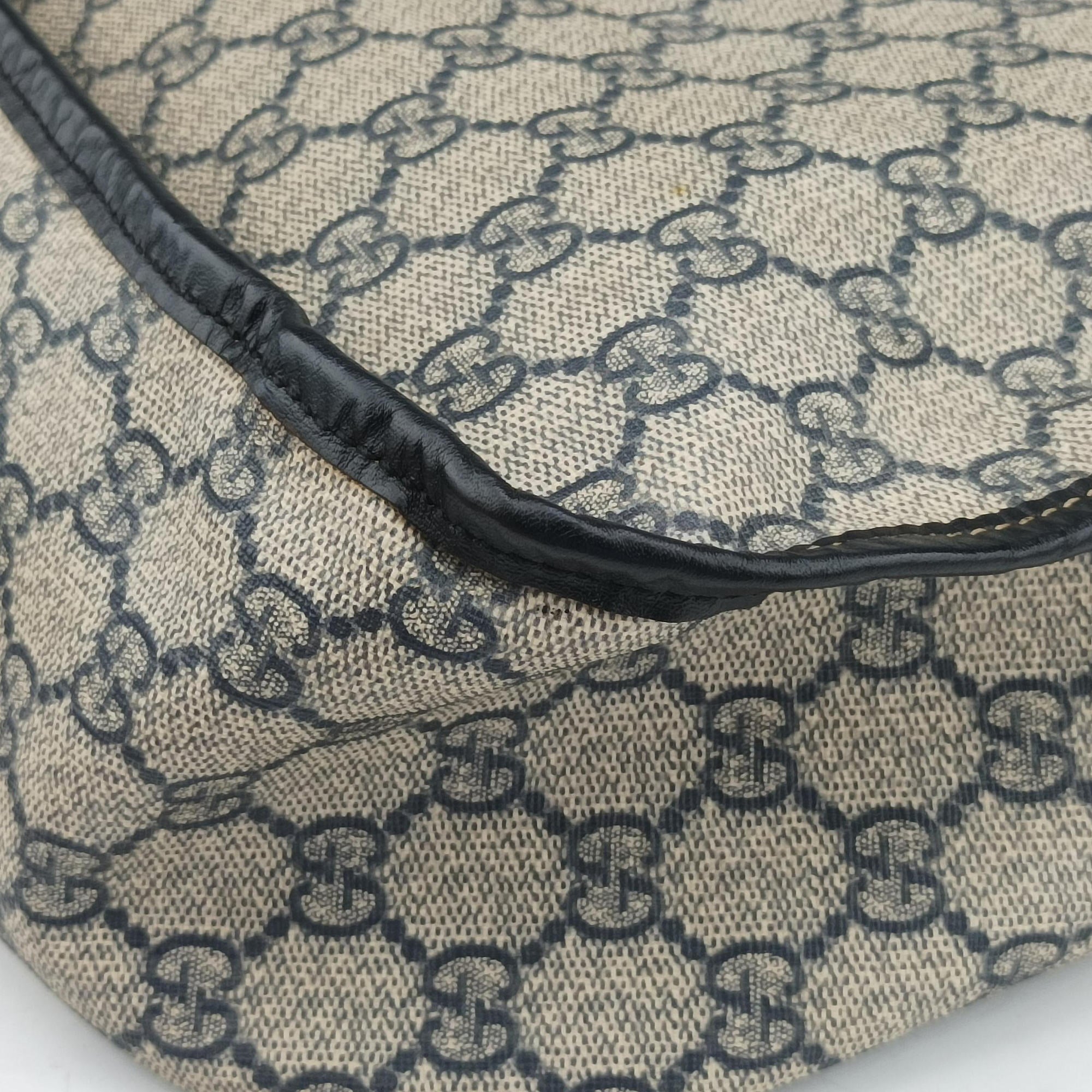 GG Plus Messenger beige×navy PVC coated canvas 201732 H6461988GGプラス メッセンジャー ベージュ×ネイビー PVCコーティングキャンバス 201732 H6461988
