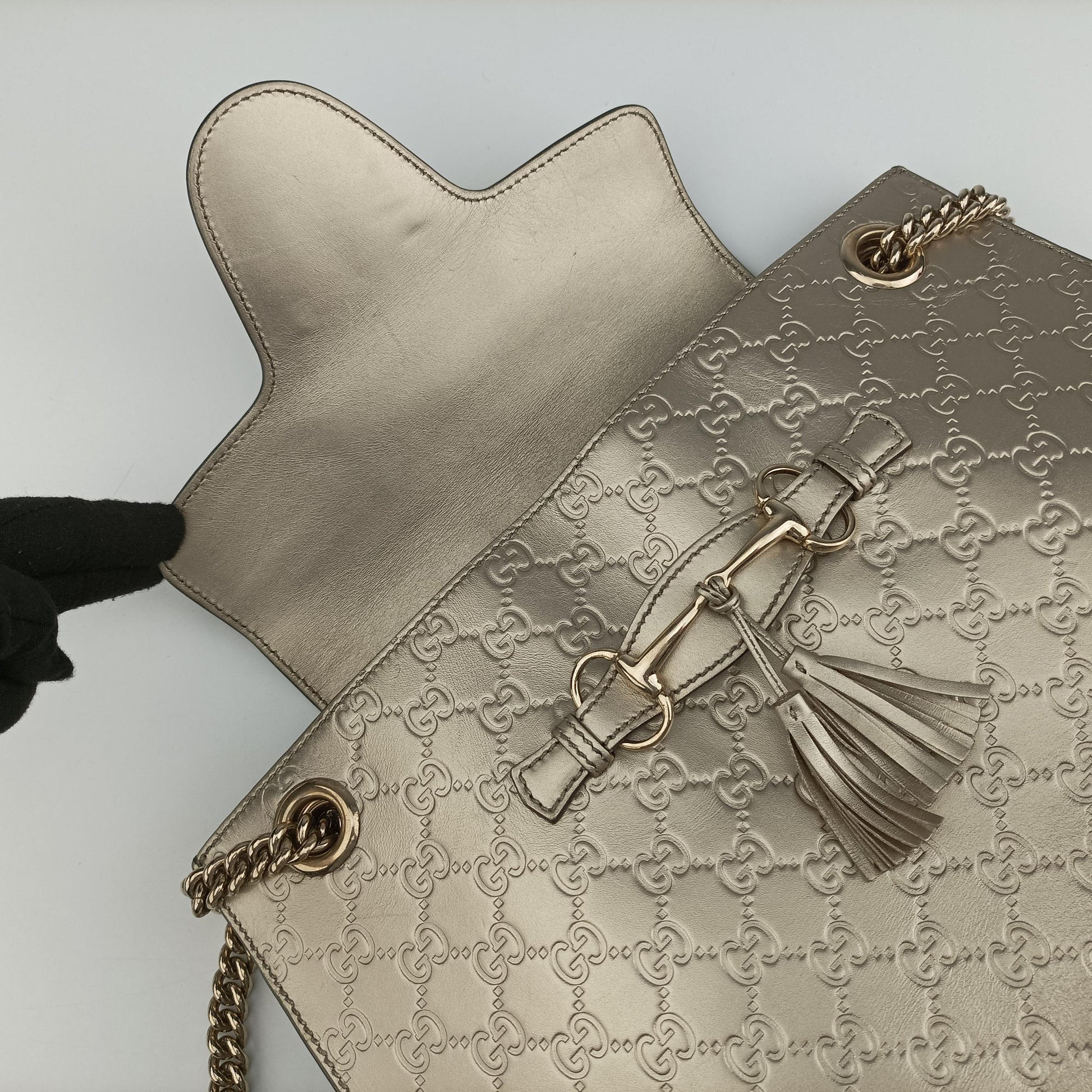 Emily Golden Leather 295403 A017328687エミリー ゴールド レザー 295403 A017328687