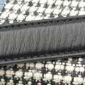 Palazzo Sultan Blue×White Tweed  & Leather CLG 117233742220パラッツォ スルタン ブルー×ホワイト ツイード × レザー CLG 117233742220