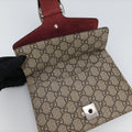 Dionysus beige×red×multicolor PVC coated canvas × suede 421970 A020276695ディオニュソス ベージュ×レッド×マルチカラー PVCコーティングキャンバス × スエード 421970 A020276695