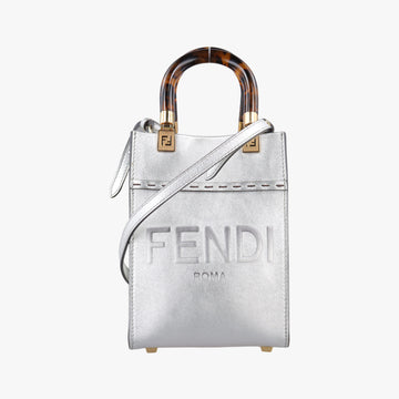 MINI SUNSHINE SHOPPER Silver Leather 8BS051 8BS051 AJH7サンシャイン ショッパー シルバー レザー 8BS051 8BS051 AJH7